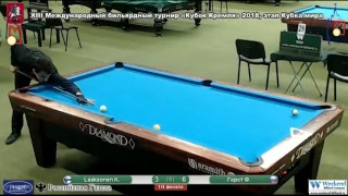 Laaksonen Kim FINRUS Gorst Fedor 14 Kremlin Cup 10ball 2018 [upl. by Ijar]