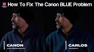 How to FIX the Canon Blue Problem R5C R5 C70 C500 MK2 C300 MK3 [upl. by Orban519]