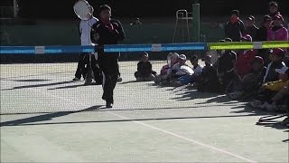 東松山ジュニア講習会；森田祐哉選手・柿崎あやの選手・山口真未選手・中川瑞貴選手のボレーの教え [upl. by Eocsor]