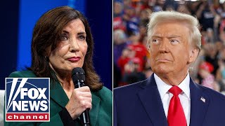 Trump extends olive branch to Gov Hochul after bombshell remark [upl. by Atiekal288]