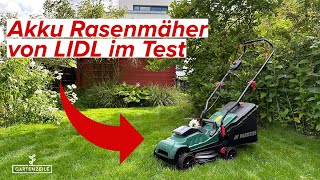 LIDL Parkside Akku Rasenmäher PRMA 20Li A1 im Test  Was taugt der Rasenmäher vom Discounter [upl. by Blakelee415]