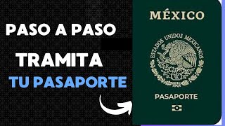 pasaporte mexicano paso a paso 2024 donde debo sacar la cita y realizar el pago SRE [upl. by Joyann]