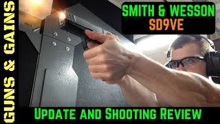 Smith and Wesson SD9VE Update and Shooting Review  Guns amp Gains [upl. by Arihas]