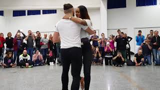 Isabelle amp Felicien  Fusion Kizomba Roma 2018 [upl. by Enimzzaj]