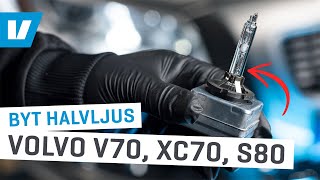 Hur du byter halvljus på Volvo V70 XC70 amp S80 0816 [upl. by Seth]