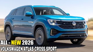 2026 volkswagen atlas cross sport  RedesignExterior Interior amp Specs [upl. by Euphemia]