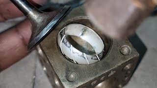 New Design Silver Ring Making  How To Make Ring With Silver Wire [upl. by Airpac441]