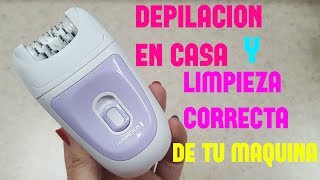 DEPILACION COMO LIMPIAR TU MAQUINA DEPILADORA CORRECTAMENTE [upl. by Solracnauj]