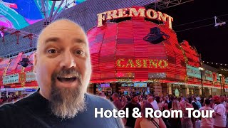 Fremont Hotel amp Casino Las Vegas Is this the BEST Downtown Vegas Hotel for the Price [upl. by Yreffoeg]