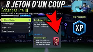 FIFA 22  COMMENT FAIRE POUR AVOIR 8 JETON SUMMER ÉTÉ 2 JETON DÉTÉ 2  ECHANGES ÉTÉ 3  3850 [upl. by Elysha84]