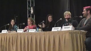 Meet the Dazzlings Panel  Everfree Northwest 2017 [upl. by Llevart597]