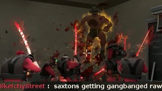 Saxton Hale vs 16 Black Men [upl. by Ellebasi]