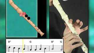 Ex016 How to Play Recorder  Recorder Lessons for Beginners [upl. by Essie]