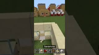 how to build a Small Sandstone House in Minecraft [upl. by Shute]