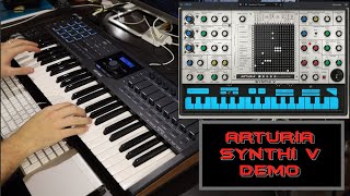 Arturia Synthi V Demo  No Talking [upl. by Deborath]