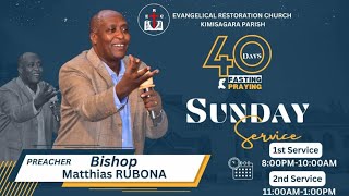 40 DAYS OF FASTING AND PRAYING SUNDAY 1st SERVICE  03 DECEMBER 2023 WITH Bishop Matthias RUBONA [upl. by Bobine]