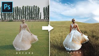 How To Change Background in Photoshop  Photoshop Tutorial [upl. by Faythe]