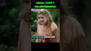 ¡Salsa caos y malentendidos risa humor comedia carbon amor familia salsa parrillada [upl. by Lorin750]