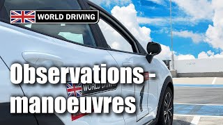 Driving Test Manoeuvres  Observations [upl. by Richelle]