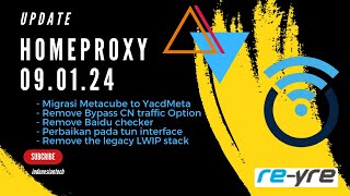 Update HomeProxy 090124 Yacd Panel OpenWrt  REYREWRT [upl. by Sharpe414]