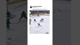 Debrusk’s first as a NUCK hockey nhl [upl. by Annawat827]