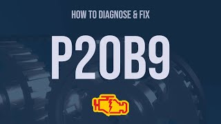 How to Diagnose and Fix P20B9 Engine Code  OBD II Trouble Code Explain [upl. by Lleon898]