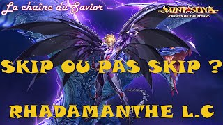 SKIP OU PAS SKIP RHADAMANTHE SANG DIVIN LC LOST CANVAS  saintseiyaawakening saintseiyakotz ssa [upl. by Dlonyar574]