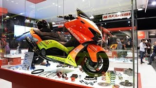 TMax 560  Malossi EICMA 2015 [upl. by Ecallaw]