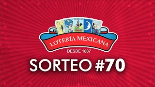 🎲 Lotería trae diversión sin final la suerte espera es algo genial🍀 Lotería Mexicana  Sorteo No70 [upl. by Samal]