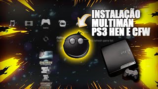 COMO INSTALAR MULTIMAN PS3 491 HEN E CFW [upl. by Ramor165]