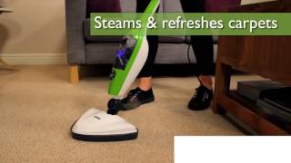 PurSteam Steam Mop Cleaner 10 in 1 Review [upl. by Neibaf]