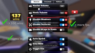 The BEST pro settings in Roblox Rivals 🔥 [upl. by Lynnea]