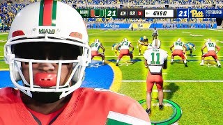 MY COLLEGE FOOTBALL DEBUT COLLEGE FOOTBALL 25 ROAD TO GLORY 2 [upl. by Poyssick463]