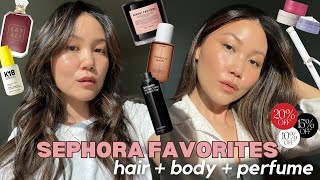 SEPHORA SALE best perfumes  long haircare  body skincare  holiday gift recommendations [upl. by Konyn]