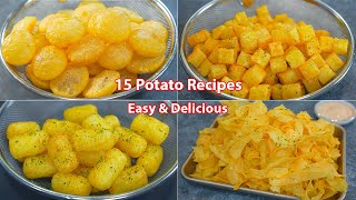 15 Amazing Potato Recipes Collections Cheap and Delicious Potato snacks you can cook EVERYDAY [upl. by Eenram]