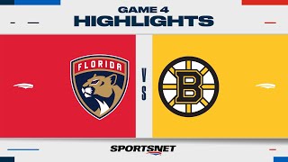 NHL Game 4 Highlights  Panthers vs Bruins  May 12 2024 [upl. by Ellevart513]