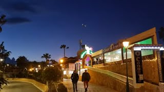 Fuerteventura Canary Islands Spain  Evening Walk Caleta De Fuste [upl. by Ellimac]