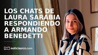 Los presuntos chats de Laura Sarabia en respuesta a los audios de Armando Benedetti [upl. by Seuguh]