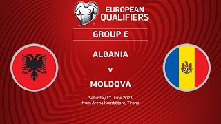 UEFA Euro 2024 Qualifiers  Group E Matchday 3 Albania v Moldova [upl. by Lasala700]