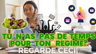 3 ASTUCES POUR RÉUSSIR SON REGIME QUAND ON MANQUE DE TEMPS [upl. by Tirzah87]