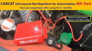 CARCAT 4th gen Ultrasound Rat Repellent for Automobiles [upl. by Assylla]