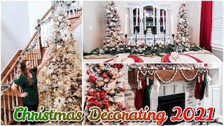 New Decorating My House for Christmas Clean amp Decorate With Me for Christmas 2021 [upl. by Niamrahc]