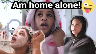 A day in the life of A Teenager Home alone [upl. by Arada]