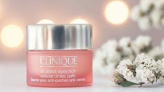 Clinique All About Eyes Rich  Product Review [upl. by Melvyn64]