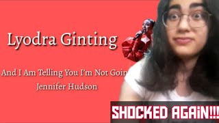 Lyodra  And I am telling you Im not going Lyrics Reaction [upl. by Gordie776]