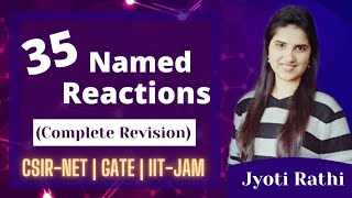 Name reactions in chemistryName Reactions in Organic Chemistry for csirnet gate iit jamJ Chemistry [upl. by Terriss93]