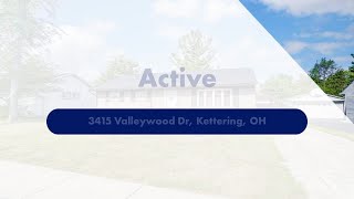 Active in 3415 Valleywood Dr Kettering OH Contact me for a showing [upl. by Laeynad591]