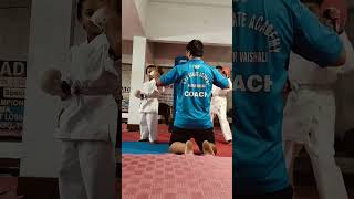 RPS Karate Academy hajipur vaishali bihar  Kumite practice self defence training kumitetraining [upl. by Osnofedli]