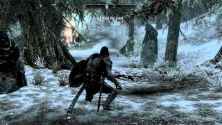 Skyrim The Cursed Tribe  Malacaths Quest both options [upl. by Leisha998]