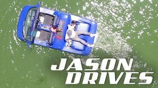 What It’s Like To Drive The Weirdest Amphibious Car Ever Built  Jason Drives [upl. by Jewelle615]